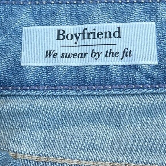 Torrid NWT Boyfriend Bermuda Denim Shorts Light Wash with Destruction Plus Sz 22 - Picture 8 of 16